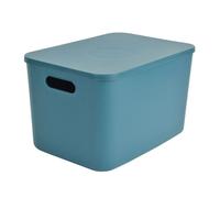 Boîte de Rangement Avec Couvercle ""Iris"" 15,5L Emeraude
