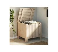 vidaXL Coffre de rangement RANA 60x49x54 cm avec couvercle, pin massif