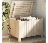 Vidaxl Boîte De Rangement Avec Couvercle Rana Bois Massif De Pin