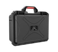 Boîte de rangement avec poignée ergonomique pour accessoires offrant un rangement spacieux pour les piles à distance et plus encore étui de transport avec poignée ergonomique