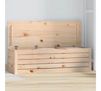 vidaXL Coffre de rangement en bois massif de pin 109×36,5×33 cm