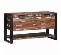 vidaXL Coffre de rangement 80x35x45 cm Bois de manguier brut