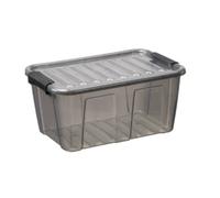 Boite De Rangement - Bac De Rangement - Plast Team Gris Home Box 8l 2238