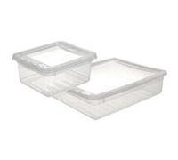 keeeper Boîte Transparente avec système de contrôle d'air, 33x19,5x12 cm, 5,6 Litre, Bea, Transparent