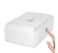 Boîte de rangement biométrique à empreinte digitale, Portable Cash Jewelry Lock Box, boîte de verrouillage rechargeable pour la voiture, la maison, le bureau, le voyage