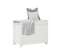 Boîte de rangement Blanc 60x32x45,5 cm Bois massif de pin823545