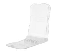 Boîte de Rangement Blanche pour Embouts D’irrigateur Buccal Dentaire | ABS avec Couvercle Transparent, Protège les Capuchons en Silicone, Format Portable pour Voyages et Hygiène Mobile