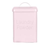 Boîte de rangement blanche pour lessive en poudre avec couvercle et aide à | Rangement pour lessive en poudre, récipient à nourriture pour chien, boîte de rangement pour lessive