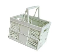 Boîte de Rangement, Boîte Multi-usages, Pliable, Empilable, Panier, Cube, Organisateur de Rangement, Récipient pour Grill, Vert