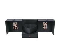 Boîte de rangement cadeau haut de gamme pour la Saint-Valentin, boîte de fleurs fraîches, boîte cadeau, amant, double rangement, couches I8T7