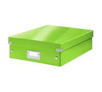 Boîte De Rangement Carton Leitz Click&store Wow Avec Séparateurs H 10,5 X L 27,8 X P 36,8 Cm Vert