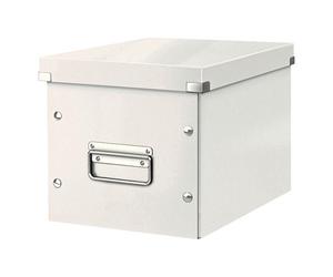 Boîte de rangement carton Leitz Click & Store Wow Cube Format M blanc