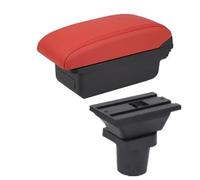 Boîte De Rangement Centrale D'accoudoir De Voiture Accessoires Pour Toyota Pour Yaris Pour Vitz 5dr Hayon 1998 1999-2011 WEFOLCC(A red No USB)
