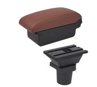 Boîte De Rangement Centrale D'accoudoir De Voiture Accessoires Pour Toyota Pour Yaris Pour Vitz 5dr Hayon 1998 1999-2011 WEFOLCC(A brown No USB)