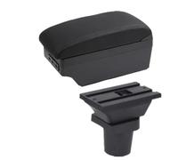 Boîte De Rangement Centrale D'accoudoir De Voiture Accessoires Pour Toyota Pour Yaris Pour Vitz 5dr Hayon 1998 1999-2011 WEFOLCC(C black line 7USB)