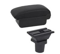 Boîte De Rangement Centrale D'accoudoir De Voiture Accessoires Pour Toyota Pour Yaris Pour Vitz 5dr Hayon 1998 1999-2011 WEFOLCC(A black line No USB)