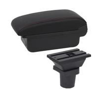 Boîte De Rangement Centrale D'accoudoir De Voiture, Pièces Intérieures Avec Accessoires USB Pour VW Pour UP 2009 - 2020 BLNETU(A1 red line No USB)