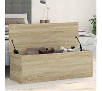 vidaXL Boîte de rangement chêne Sonoma 102x35x35 cm bois d'ingénierie