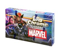 Boîte de rangement chromée Topps Marvel Comics 2026