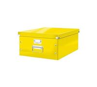 Grande Boîte en Carton avec couvercle format A3+ Multi Usages - Jaune