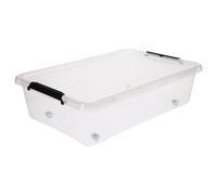 Paris Prix Boîte de rangement "Clip" 29 L transparente