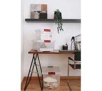 Boîte de rangement CLiPSTOCK, 75 litres, avec roulettes