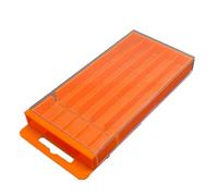 Boîte de rangement compacte avec fermeture sécurisée empêchant l'entrée - Matériaux robustes en polypropylène épais pour une utilisation efficace