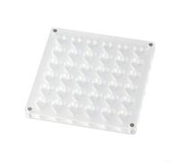 Boîte de rangement compacte en acrylique magnétique pour coquillages, pierres, cristaux et autres petits trésors (en forme de cœur)