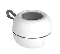 Boîte de rangement compacte pour le nettoyage des sucettes - 4 perles de lampe UVC - Rechargeable par USB C - Pour voyage - Stérilisateur de mamelon de bébé