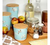 Boîte de Rangement Composite Bambou Mer & Mouette (Petite)