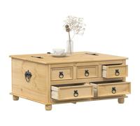 Boîte de rangement Corona 90x78x45 cm bois de pin massif vidaXL
