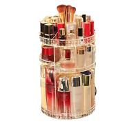Boîte de Rangement cosmétique 360° Rotating Makeup Organizer with, Adjustable Cosmetic Storage Display Case for Jewelry, Makeup Brushes, Lipsticks and More - Large Capacity Organisateur de Maquillage