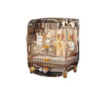 Boîte de rangement cosmétique Dust Water Proof Cosmetics Storage Display Case with Drawers, Cosmetic Display Box Suitable For Countertop Bathroom Dressing Table Bedroom Organisateur de maquillage(A-3)