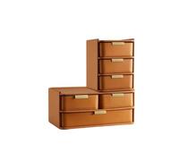 Boîte de Rangement cosmétique Makeup Cosmetic Organizer with Drawers,Jewelry Vanity Organizer Desktop Sundry Storage Case for Countertop,Bedroom Organisateur de Maquillage(D-2)