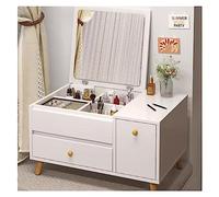 Boîte de rangement cosmétique Makeup Organizer Makeup Storage Box Cabinet，Small Dressing Table for Cosmetics Skincare Lipstick Jewerly and Makeup Brushes,Simple Dresser for Countertop Window Organisat