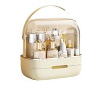 Boîte de Rangement cosmétique Makeup Storage Box Countertop Portable Vanity Cosmetics Organizer Skincare Caddy Holder for Dresser Countertop Bedroom Organisateur de Maquillage(B-1)