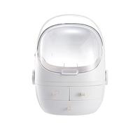 Boîte de rangement cosmétique Mode Creative Portable Multifonctionnel Boîte À Cosmétiques Maquillage Boîte De Rangement Boîte À Cosmétiques for Femmes Boîte À Bijoux Boîte organisateur de maquillage(B