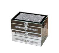 Boîte de rangement cosmétique Necklace Ring Rests Gift for Women Jewellery Storage box High-Grade Exquisite Multi-layer Jewellery Box Large Capacity Necklace Hand Jewellery Organisateur de maquillage(