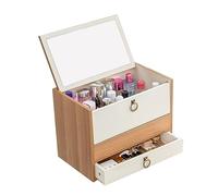 Boîte de rangement cosmétique Présentoir cosmétique de bureau d'organisateur avec l'organisateur de maquillage de tiroir for des produits de soin de peau de rouge à lèvres de brosse Boîte organisateur