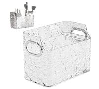 Boîte de rangement cosmétique transparente, rangement de maquillage pour salle de bain | Boîte cosmétique transparente pour salle de bain - Conteneurs d'exposition de maquillage, organisateur de placa