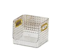 Boîte de rangement cosmétique Two Sizes Acrylic Makeup Organizer Storage Drawers Jewelry Nail Care Skincare Organiser for Vanity Ideal Desk Organizer for Dresser and Bathroom Organisateur de maquillag