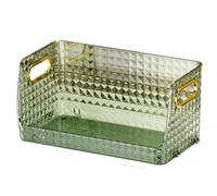 Boîte de rangement cosmétique Two Sizes Acrylic Makeup Organizer Storage Drawers Jewelry Nail Care Skincare Organiser for Vanity Ideal Desk Organizer for Dresser and Bathroom Organisateur de maquillag