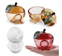 Boîte de rangement créative en silicone en forme de fruit pour bijoux en résine et artisanat décoratif en silicone