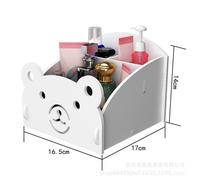 Boîte De Rangement Créative Ours Mignon, Mini Boîte De Rangement Créative, Organisateur De Bureau, Boîte De Rangement Cosmétique, Papeterie