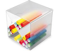 Boîte de rangement Cube, 4 casiers, cristal