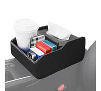 Boîte de rangement d"accoudoir automobile - Organisateur de console de centre de voiture avec porte-gobelet et distributeur de textiles | Billet d"accoudoir multifonctionnel pour camion, et c"était