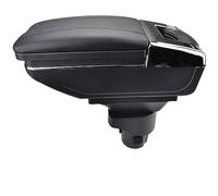 Boîte de rangement d'accoudoir de voiture Pour Nissan pour mars pour Micra K13 2011 2012 2013 2014 2015 2016 Accoudoir de voiture rotatif Boîte rangement Console centrale(Black Thread)