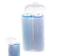 Boîte de rangement de batterie Clear, Cas de batterie claire | Port de batterie AAA,Porte de boîtier de stockage organisateur portable avec couvercle pour un accès facile