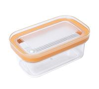 Boîte de rangement de beurre de qualité alimentaire avec coupeur anti-fuite pour fromage, produits laitiers, organisation de cuisine, beurrier en acrylique PC