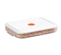 Boîte de rangement de boulettes | Récipient alimentaire hermétique pour cuisine/congélateur/garde-manger | Organisateur de nouilles en plastique avec couvercle, 31x23x5cm